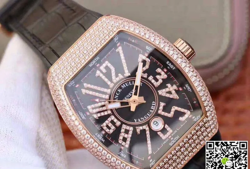 Franck Muller Vanguard V45.SC.DT.D.NBR.CD.5N.NR 1:1 Best Edition Replica Watch Swiss ETA2824-2